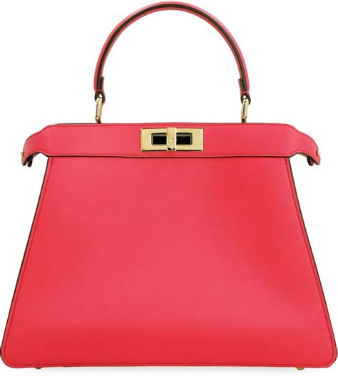 fendi red bag bug|fendi peekaboo iseeu bag.